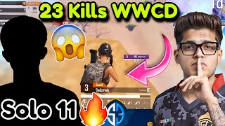 GODLIKE 23 KILLS WWCD👑🥵 • Trail Solo 11 Kills😱🔥 [upl. by Herc]