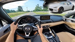 2024 Mazda MX5 Miata RF Grand Touring  POV Walkaround and Test Drive ASMR [upl. by Zack]