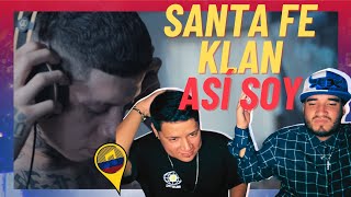 📍 REACCION a Santa Fe Klan  Así Soy  Colombianos reaccionan [upl. by Elhsa]