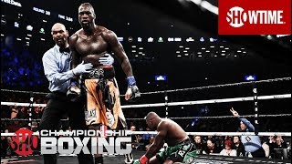 Deontay Wilder Takes Down Luis Ortiz in the 10th  SHOWTIME CHAMPIONSHIP BOXING [upl. by Yttik]