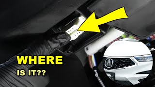 Unmasking the Mystery Locating Your Acura RDXs OBD Plug 20192020 [upl. by Nnaegroeg]