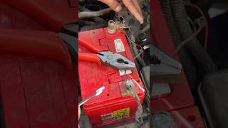 How we check car battery 🔋 shortsfeed shorts battery car automobile whatsapp tyre [upl. by Anasus398]