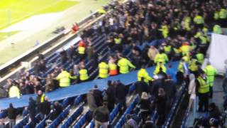 Millwall fans riot at amex [upl. by Eiramlehcar]