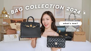 LUXURY BAG COLLECTION amp REVIEW 2024  a lot of new purchases 🥰 [upl. by Villada]