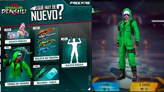 NUEVA AGENDA SEMANAL DE FREE FIRE REGRESA CRIMINAL VERDE TORRE DE TOKENS COMO FUNCIONA [upl. by Nahtad]