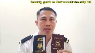 Security Basic Requirements sa Cruise ship passport Seamans book [upl. by Itsim]