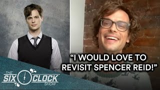 Matthew Gray Gubler gushes about Irish Tetrapod tracks his favourite colour amp playing Spencer Reid [upl. by Adiasteb]