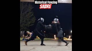 Rapier VS Sabre HEMA Flying False Edge Cut lol [upl. by Aphra815]