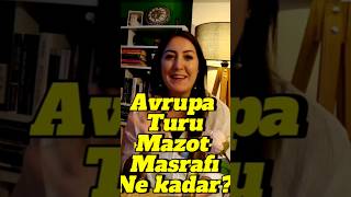 7500 kilometre Avrupa Mazot Masrafı Ne Kadar shortvideo travel reels viralvideo [upl. by Adnilre612]