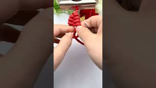 Wow Phoenix Tail Knot RopeKnitting Skills Sharing Practical Rope Knots Fancy Knots Easyto [upl. by Aliehc]