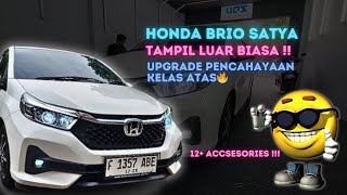 HONDA BRIO SATYA MODIFIKASI LUAR BIASA🔥AUTO PALING GANTENG DI JALANAN🤩 [upl. by Graehl]