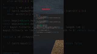 Check if Two Strings are Anagrams in JavaScript 🔄 Quick Coding Tutorial coding  binarytree [upl. by Maxy615]