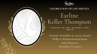 Celebrating The Life amp Legacy of Mrs Earline Keller Thompson [upl. by Revlis]