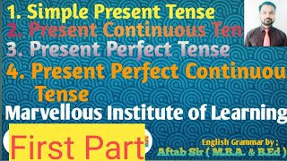 tense Present indefinite tense  Present continuous tense [upl. by Mulloy539]