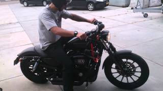 Harley Davidson Sportster 883 Iron HD with Vance and Hines exhausts [upl. by Madancy]