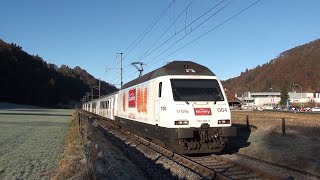 Re 465 004 quotTrubschachenquot mit Kambly Express in Schachen LU [upl. by Ardnaid148]