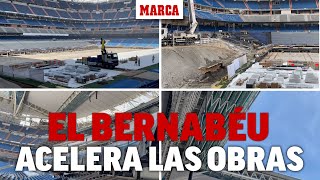 Último acelerón a las obras del nuevo Bernabéu I MARCA [upl. by Peednam812]