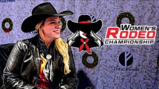 Womens Rodeo Commissioner  Linsay RosserSumpter  The Total Podcast quotNFR Booth Editionquot [upl. by Ynotna802]