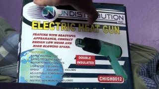 Heat Gun UNBOXING  Vaporizer For my Bong [upl. by Oiromed]