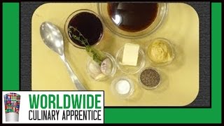 How To Make a Red Wine Sauce  How to make a Wine Sauce  Mustard sauce  Cooking Classes [upl. by Murat685]