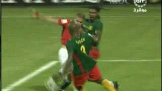 Zidans assist in African Cup Of Nations final 2008  Egypt vs Cameroon 10 [upl. by Yesnel]