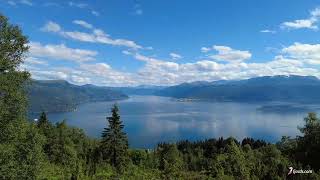 FJORDS NORWAY  Hike from Balestrand to Orrabenken Viewpoint and Mt Raudmelen [upl. by Parnell]