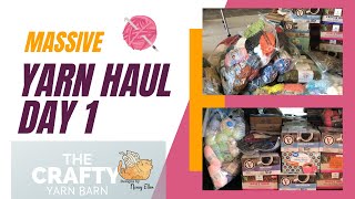 Yarn Haul  Massive for just 200  Day 1 [upl. by Yelsew407]