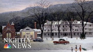 Massachusetts Town Turns Back The Clock In Ode To Norman Rockwell  NBC Nightly News [upl. by Anielram]