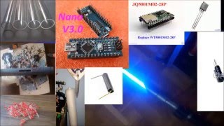 led string lightsaber tutorial parte 1 [upl. by Ebby]