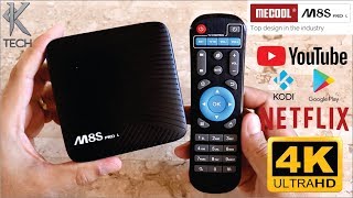 TRANSFORME SUA TV EM SMART TV  Review  ANÁLISE  Mecool M8S PRO L 4K TV Box Amlogic S912 [upl. by Namreg14]