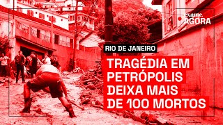 Tragédia em Petrópolis deixa mais de 100 mortos após chuvas [upl. by Eitsirk]