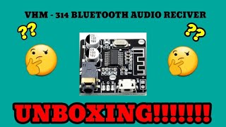 VHM  314 BLUETOOTH AUDIO RECIVER  UNBOXING 😱😱😱 100 REAL VIDEO  SCIENCE FIRST ACTIVE [upl. by Eirrol580]