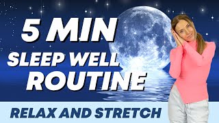 5 Minute Sleep Better Somatic Sequence  To Reduce Anxiety Stress amp Ease Tension [upl. by Ilac2]