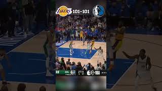 AUSTIN REAVES FOR THE WIN🔥Lakers vs Mavs wild ending 👀 nba basketball austinreaves lebronjames [upl. by Gilud]