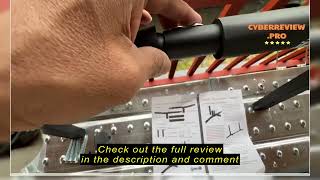 Review Shnlie Joist Mounted Pull Up Bar Ceiling Mount Chin Up Bar for Home Gym Beam Rafter 42quot W [upl. by Boj]