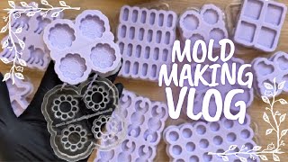 Making Silicone Molds  Relaxing Workshop Vlog with Lofi Music 🌧️ [upl. by Hauge]