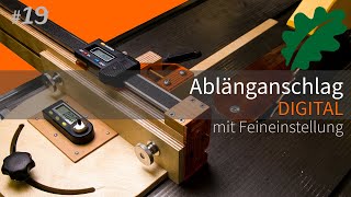 Präziser Ablänganschlag mit Digitalanzeige und Feineinstellung für die Kreissäge DIY [upl. by Eixel]