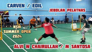 NSW SUMMER OPEN 2024  AMD  Carven  Edil vs Alvi Wijaya C  Micheal Santosa [upl. by Light]