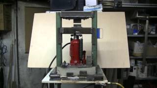 Do It Yourself 20 Ton Hydraulic Forging Press [upl. by Einra569]