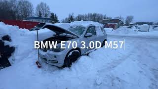 Will this BMW X5 E70 30D start Cold start in the snow [upl. by Arikat]