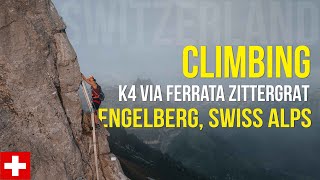 Zittergrat Via Ferrata In Engelberg Switzerland [upl. by Nella255]