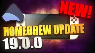 Switch HOMEBREW update for 1900  How to update to 1900 offline if not already [upl. by Eenej]