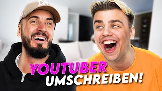 YOUTUBER UMSCHREIBEN MIT PAPAPLATTE [upl. by Ycnahc]