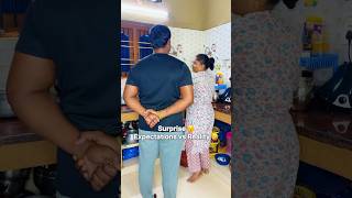 Surprise gone wrong 😑 🤯 sathishanitha shorts funny reallifecomedy anitha trending [upl. by Araj]