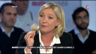 Marine Le Pen reagit au sauvetage de la Grèce [upl. by Carlton]