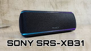 Обзор портативной колонки Sony SRSXB31Review of portable speaker Sony SRSXB31 [upl. by Bysshe]