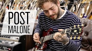 Post Malone at Normans Rare Guitars  1964 Gibson SG Standard [upl. by Tuhn]