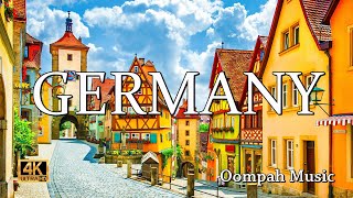 Germany – Flying Over Germany – Traditional German Music  Oompah Music – Munich Berlin Fussen [upl. by Aiet]