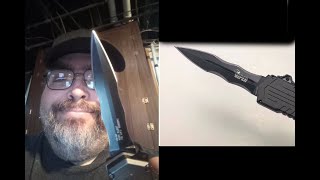 Schrade Viper Affordable Spring Assisted OTF Knife [upl. by Nosredneh28]