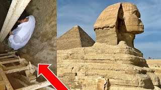 LEAKED Secret Photos UNDER Great Sphinx of Egypt Hidden Tunnels CONFIRMED [upl. by Ahsimrac]